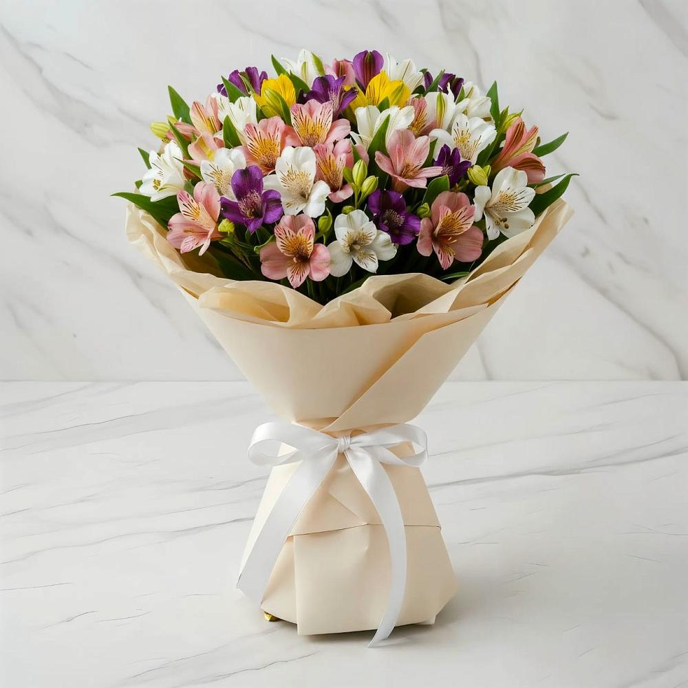 Букет цветов из: Альстромерии в Сарапуле