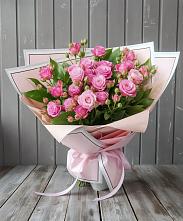 Букет Розовый кустик в Сарапуле