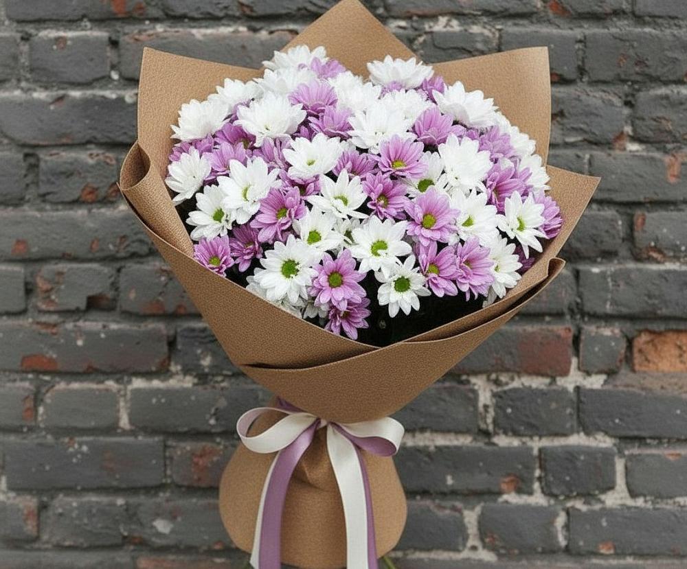Букет цветов из: Хризантемы в Сарапуле